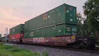 UP 1983 Leading Solo On a Intermodal Train In Malta IL On 11/3/2021