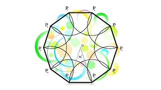 4K Как построить десятиугольник, regular decagon construction