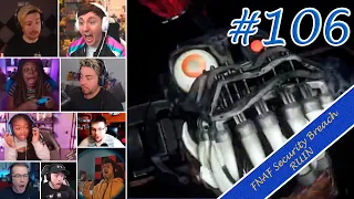 Gamers React to First Encounter with Shattered Monty in FNAF: Security Breach RUIN [#106]