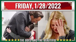 Full CBS New B&B Friday, 1/28/2022 The Bold and The Beautiful Episode (January 28, 2022)