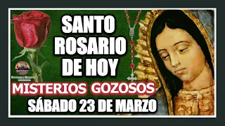 SANTO ROSARIO DE HOY A LA VIRGEN DE GUADALUPE : MISTERIOS GOZOSOS: SÁBADO 23 DE MARZO DE 2024.