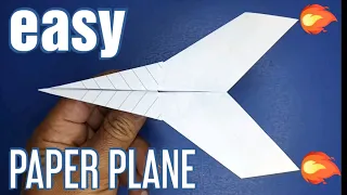 How to make a crazy PAPER AIRPLANE