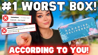 #1 WORST BOX...According To YOU!? | Paradise Delivered Unboxing