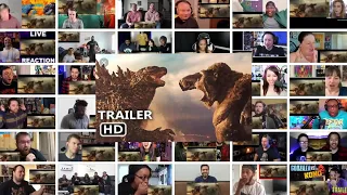 GODZILLA VS KONG Trailer Reactions Mashup || Nonstop Reaction