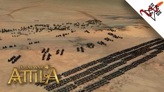 Total War: Attila - 4200 Cavalry vs 2300 War Elephants | MASSIVE Battle