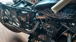 Pt.13 1979 Harley Sportster Ironhead , Clutch test/ Basket case Project bike