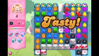 Candy Crush Saga Level 13854 (2nd version, NO pay NO pass!!)