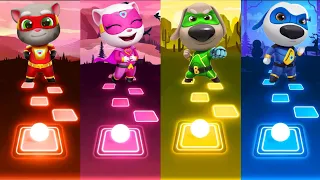 Heroes Tom - Angela - Hank - Ben | Tiles Hop EDM Rush