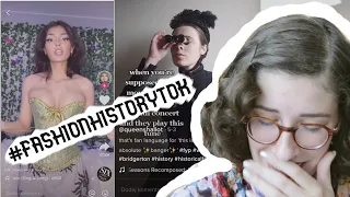 Reacting To Fashion History TikToks