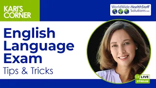 Kari's Corner: English Language Exam Tips & Tricks (January 25, 2024)