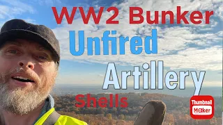 Unfired Artillery Shells Found While Metal Detecting A WW1 And WW2 Battlefield