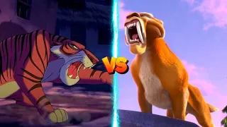 Diego Vs ShereKhan ( Lion King VoiceOver)