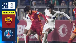 HIGHLIGHTS | Roma vs. Paris Saint-Germain (UEFA Women's Champions League 2023-24 Matchday 4)