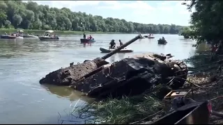 Подъем Т-34-76 производства Сталинградского тракторного завода. Редкая машина