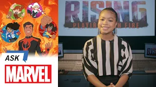 Navia Robinson answers YOUR Marvel Rising Questions | Ask Marvel