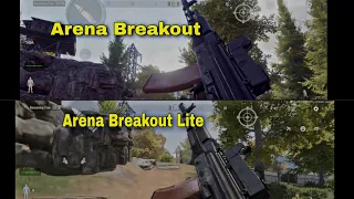 Arena Breakout VS Arena Breakout Lite graphics Comparison | Max Graphics | #android #games #trending