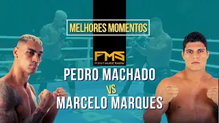 MELHORES MOMENTOS Pedrão Machado x Marcelo Marques Indomável - FIGHT MUSIC SHOW