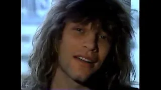 1987 - Bon Jovi Slippery When Wet Interviews and Backstage clips