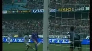 Del Piero grande gol  impossible volley [Juventus vs Fiorentina]
