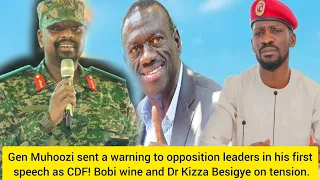 Obunkenke!1st speech,Gen Muhoozi alabudde Bobi wine ne Dr Kizza Besigye! sasi ku nyama akuna mchezo!