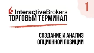 Interactive Brokers TWS: Создание и Анализ Опционной Позиции