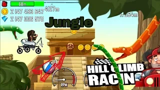 Hill Climb Racing -  Find out all Treasure  - Jungle Map