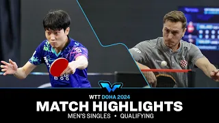 Cho Daeseong vs Filip Zeljko | MS Qual | WTT Contender Doha 2024