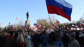 Севастополь митинг в поддержку юго-востока Украины 10.04.2014