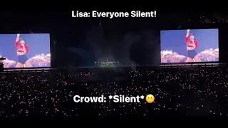 Compilation of Lisa saying “Everyone Silent!” NORTH AMERICA CONCERT PART1