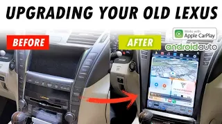 HOW TO UPGRADE YOUR OLD LEXUS - Infotainment upgrade Apple Carplay Android Auto Google Maps Spotify