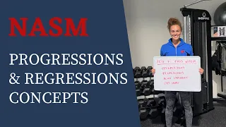 NASM PROGRESSIONS & REGRESSIONS CONCEPTS | ACT7VE