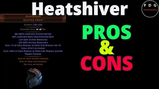Heatshiver Pros & Cons for Tornado Shot Build Path of Exile 3.20 Sanctum