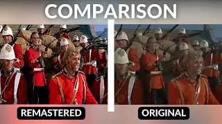 Zulu (1964) - Remaster Vs Original | Final Battle Scene