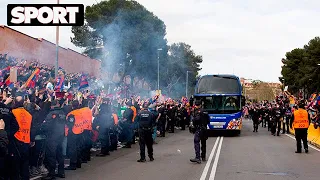 🙌 Así ha sido el ESPECTACULAR RECIBIMIENTO al FC BARCELONA antes del CLÁSICO #shorts