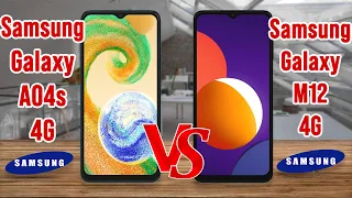 Samsung Galaxy A04s vs Samsung Galaxy M12 | comparison and spec