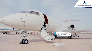 Bombardier Global 5000 : Watch a Private Jet Walk-Through with Air Charter Service
