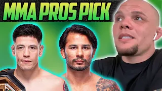 MMA Pros Pick ✅ Brandon Moreno vs. Alexandre Pantoja 3 - Part 1 👊UFC 290