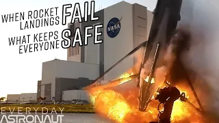 What keeps everyone safe when rockets fail? Why did the failed Falcon 9 rocket land in the ocean?