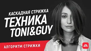 Каскадная стрижка. Техника Toni&Guy