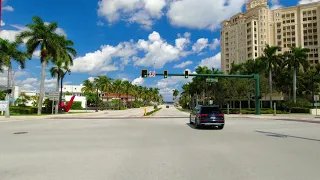 Driving from Around Downtown West Palm Beach, Florida to Stuart, Florida on a Picture Perfect Day