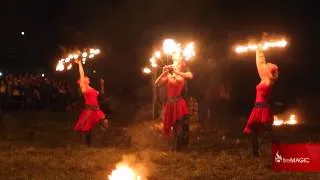 Огненно-пиротехническое шоу с фейерверком "RED"