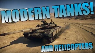 War Thunder MODERN TANKS and HELICOPTERS!!!