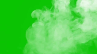 Smoke Green Screen HD loop