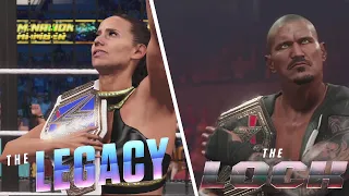 WWE 2K23 My Rise The Legacy & The Lock All Cutscenes (Game Movie)