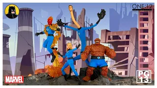 MEZCO ONE:12 Collective | FANTASTIC FOUR | Deluxe Steel Boxed Set | Vídeo en Español