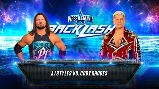 The Phenomenal AJ Styles vs The American Nightmare Cody Rhodes