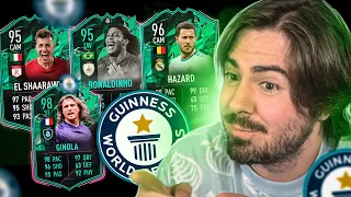 RECORDE DE MUTANTES NO TIME! COM R10 E GINOLA 98 SÓ QUE CONTRA ! FUT DRAFT FIFA 22