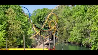 Loch Ness Monster's Interlocking Loops Dueling