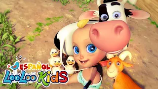 Lola La Vaca 1 Hora y las mejores Canciones Infantiles para niños - looloo kids español