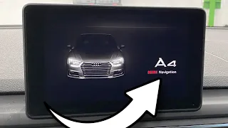 Audi A4 B9 (8W) MMI system restart reboot (MIB2 MHS2)